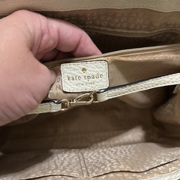 Kate Spade White and Beige Purse - Picture 6 of 11